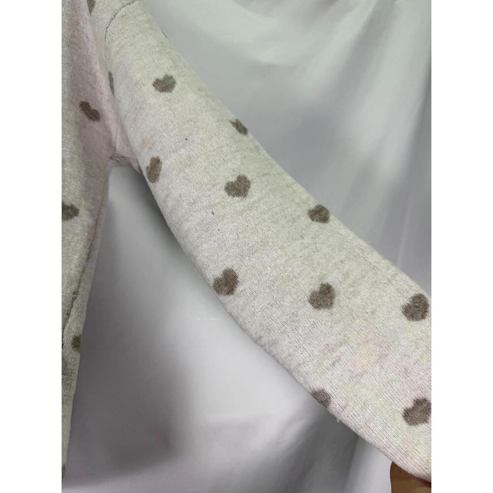 Lolly Hearts SweaterSplendid Off-White Lolly Hearts Sweater Size S/P (READ) - Picture 15 of 16